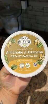 Artichoke & Jalapeño Creamy Cashew Dip