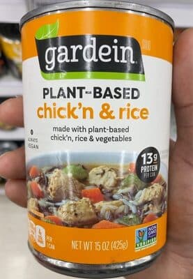 Gardein Plant-Based Chick'n & Rice Soup