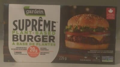 Suprme Plant-Based Burger