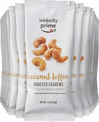 Amazon Brand Coconut Toffee Cashews