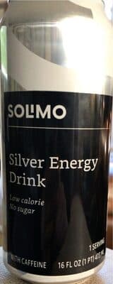 Silver energy drink