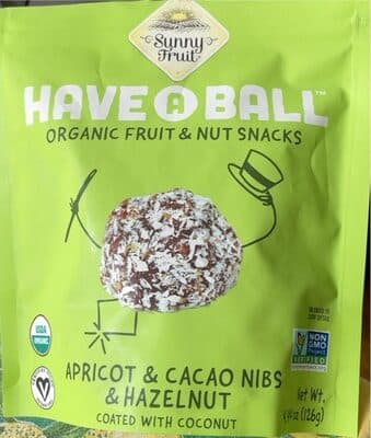 Have a ball organic fruit and nut snacks