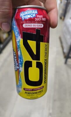 C4 Performance Energy Drink Fruit Juicy Red