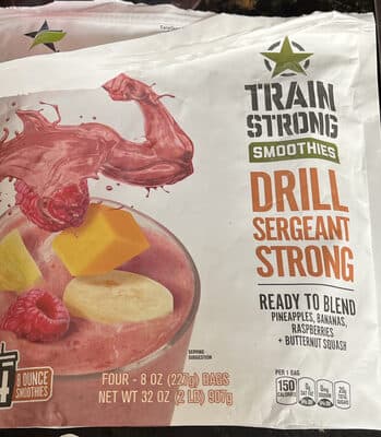 Train Strong Smoothies Drill Sergeant