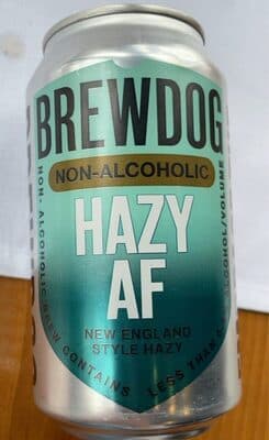 Non-alcoholic hazy IPA