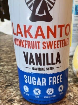 Vanilla Flavored Syrup