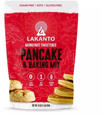 Keto Sweetened With Monkfruit Sugar Free Pancake & Baking Mix