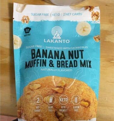Banana Nut Flavored Sugar Free Muffin & Bread Mix