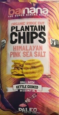 Barnana Organic Ridge Cut Plantain Chips