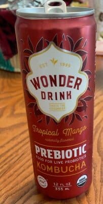 Tropical Mango Prebiotic Kombucha