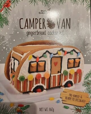 Campervan gingerbread cookie kit
