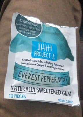 Everest Peppermint Clean Chewing Gum