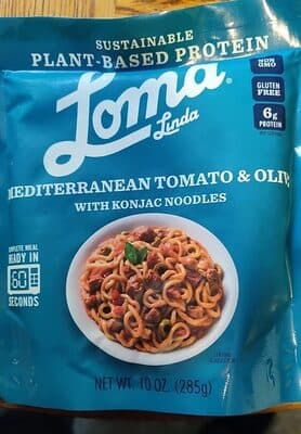 Mediterranean Tomato & Olive With Pasta