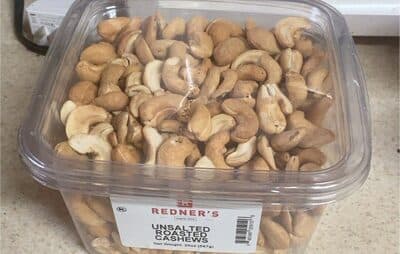Unsalted Roasted Cashews