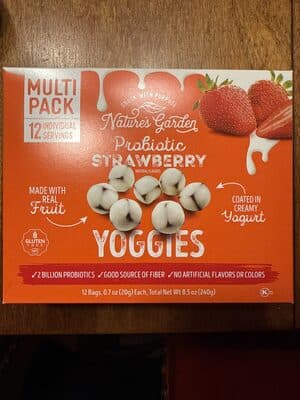 Probiotic Strawberry Yoggies