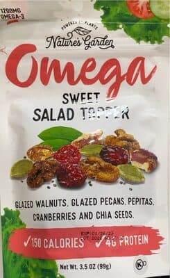 Omega sweet salad topper