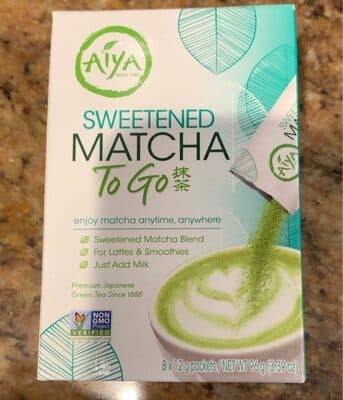 Sweetened Matcha To Go Packets