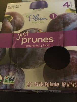 PLUM JUST FRUIT BABY FOOD PRUNE