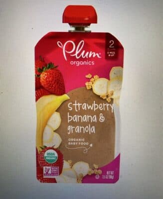 Strawberry banana and granola