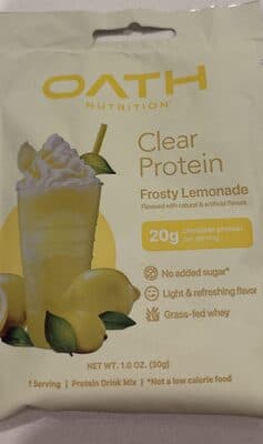 Clear Protein Frosty Lemonade