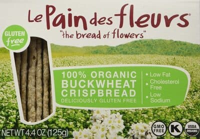 Buckwheat 100% Organic Crispbread
