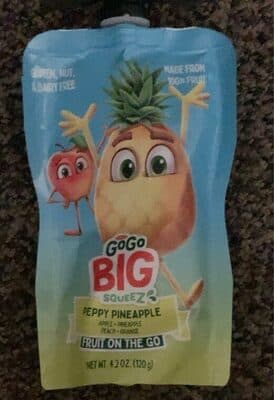 Gogo Big Squeez Peppy Pineapple