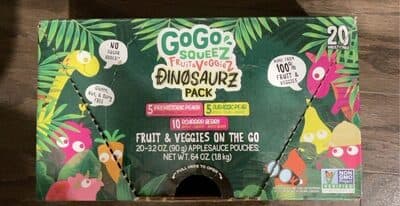 GoGo Squeez Fruit & VeggieZ Dinosaurz