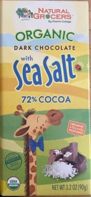 Dark chocolate with sea salt