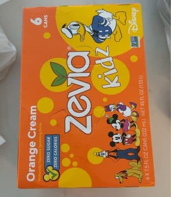 Orange Cream Sparkling Drink