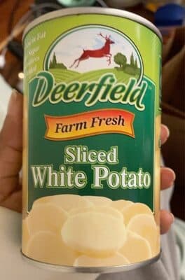 Sliced White Potato