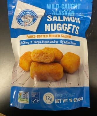 Salmon nuggets