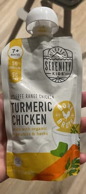 Serenity Kids Toddler Turmeric Chicken 3.5 oz