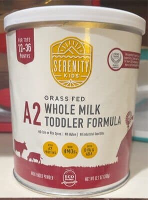 A2 Whole Milk Toddler Formula