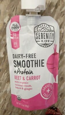 Dairy Free Smoothie + Protein Beet & Carrot