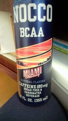 Nocco Limited Edition Miami Strawberry Carbonated Beverage