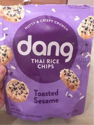 Toasted Sesame Thai Rice Chips