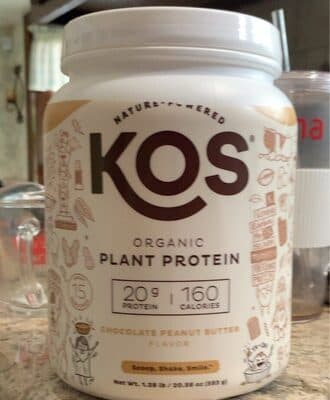 Chocolate Peanut Butter Flavor Organic Plant Protein Powder
