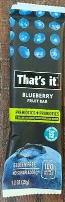 Blueberry Fruit Bar