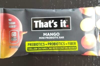 Mango Mini Probiotic Bar