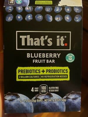 Blueberry Fruit Bars