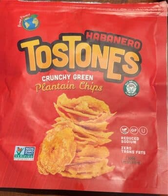Plantain Chips All Natural Habanero Flavored