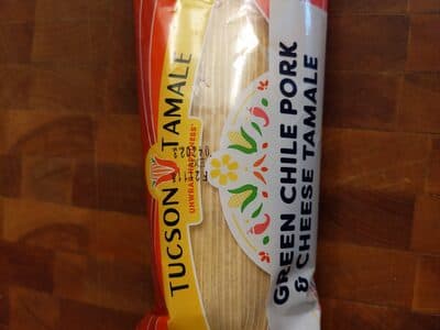 Green Chile Pork & Cheese Tamale