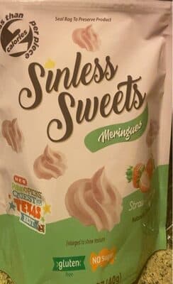 Strawberry Flavored Meringues
