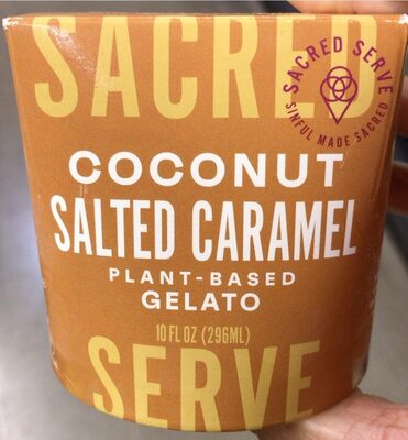 Plant-Based Gelato Coconut Salted Caramel