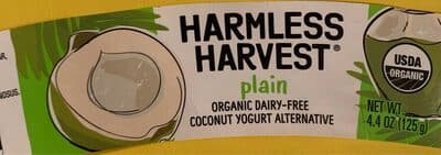Plain Organic Dairy-Free Coconut Yogurt Alternative