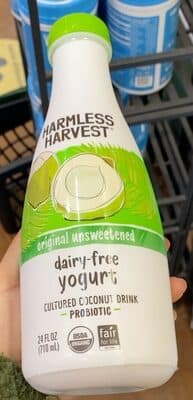 Original Unsweetened Dairy-Free Yogurt Probiotic Cultured Coconut Drink