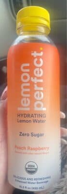 Lemon Perfect Peach Raspberry Lemon Water