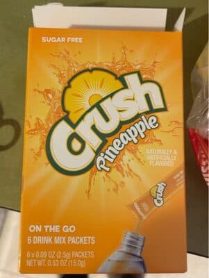 Pineapple Drink Mix Packets
