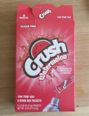 Watermelon Flavored On The Go Drink Mix Packets