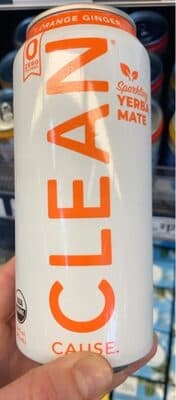 Orange Ginger Sparkling Yerba Mate